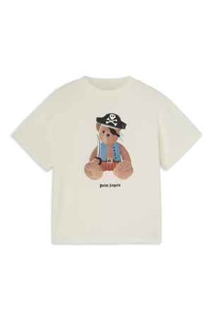 Pirate Bear,Print T,Shirt PALM ANGELS KIDS | PBAA003S25JER0090460